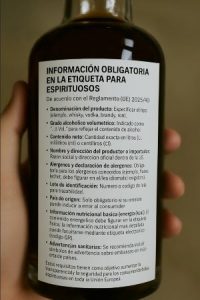 Etiquetado espirituosos